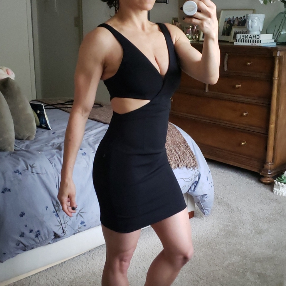 Jay Godfrey black dress sz 0 NWOT